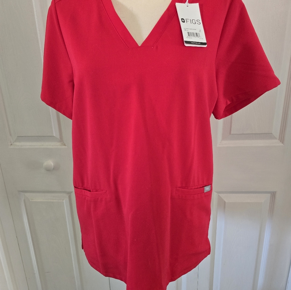 Figs Women's Red Top